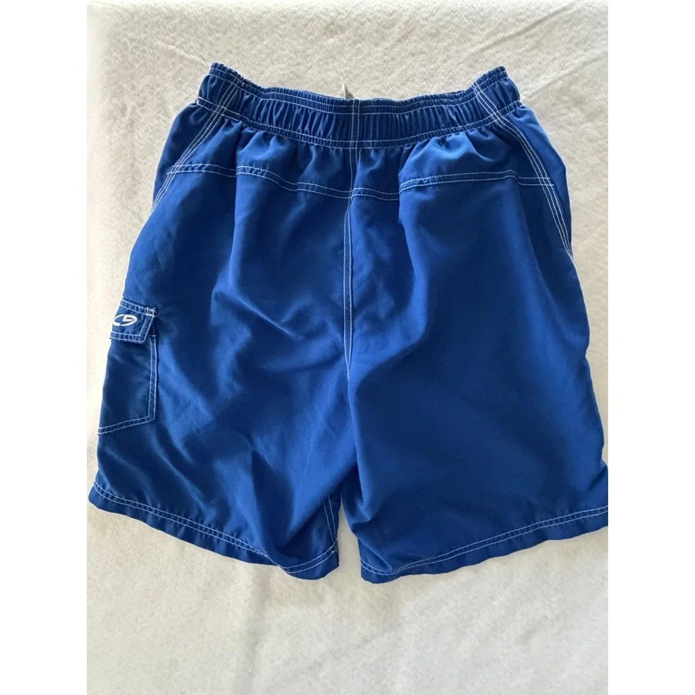Champion Men's Swim/ Board Shorts With Liner Vibrant Blue Color Size M